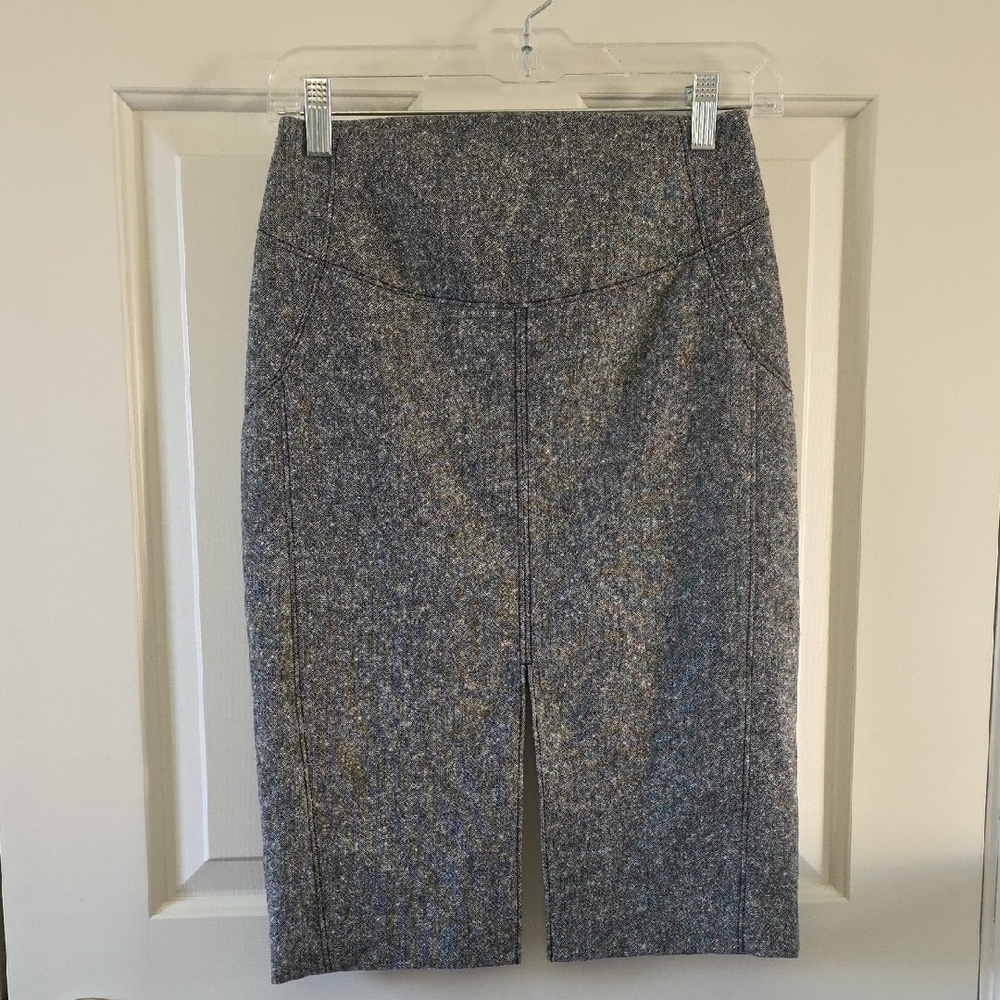 Express  WoolGray Pencil Skirt Size 0